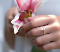 White Topaz Sterling Silver Ring * Wedding * Engagement * Handmade * Statement * Bycila *Boho *Hippie * Bridal * Bridesmaid * BJR070