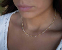 Moonstone Choker * Gold Vermeil or Sterling Silver 925 *Handmade *Necklace *  Layered *Gemstone *Birthstone * Gift for Her *Bohemian*BJN118