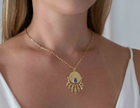 Rainbow Moonstone, Labradorite or Rose Quartz Necklace * Gold Plated *Handmade*Trend* layered * long * Boho * Fashion BJN153