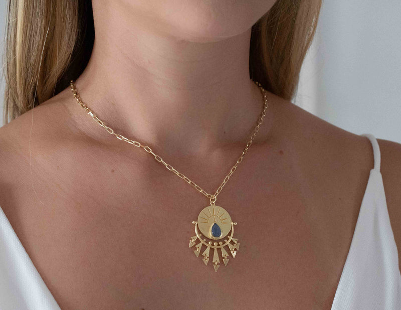 Rainbow Moonstone, Labradorite or Rose Quartz Necklace * Gold Plated *Handmade*Trend* layered * long * Boho * Fashion BJN153