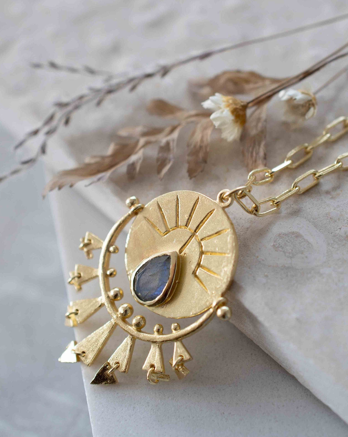 Rainbow Moonstone, Labradorite or Rose Quartz Necklace * Gold Plated *Handmade*Trend* layered * long * Boho * Fashion BJN151