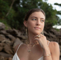 Labradorite, Moonstone or Clear Quartz Necklace * Gold Plated * Handmade * Minimalist * Layered * Gemstone *Birthstone *Gift for Her* BJN167
