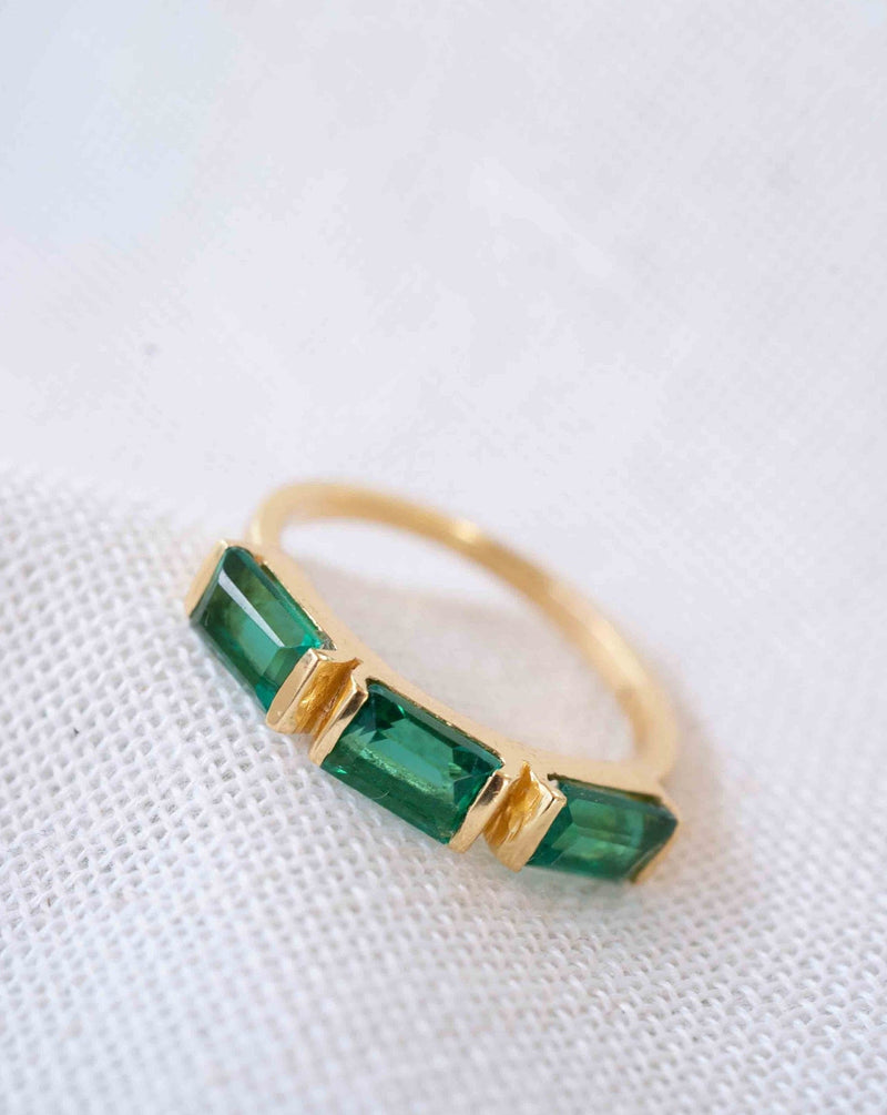 Green Tourmaline hydro Ring * 18k Gold Plated Ring * Statement Ring * handmade * Modern Ring * Boho * Stackable BJR271