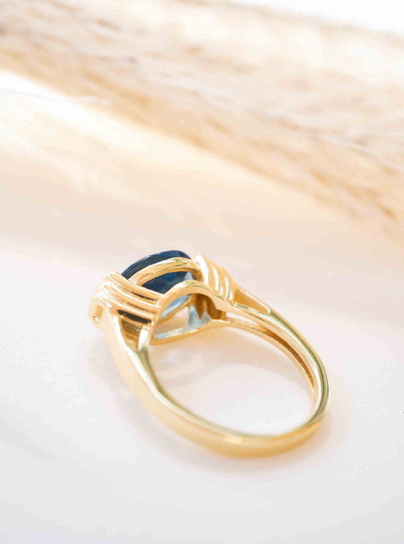 Iolite hydro Ring * 18k Gold Plated Ring * Statement Ring * handmade * Modern Ring * Boho BJR272
