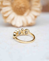 Labradorite Gold Plated Ring * Statement Ring * Gemstone Ring * Bridal Ring * Wedding Ring * Organic Ring * BJR319