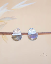Bellinha Earrings * Labradorite * Gold Plated 18k * BJE157A