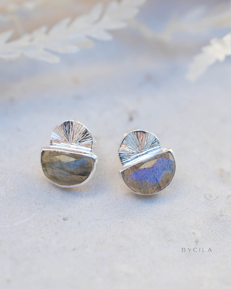 Bellinha Earrings * Labradorite * Gold Plated 18k * BJE157A